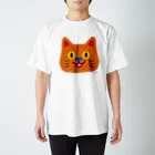 ぽんぽん広場のオレンジねこさん スタンダードTシャツ