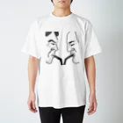 undesign_ojisanのおじさんストロー Regular Fit T-Shirt