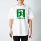 Graphic Design Works QuattroのCHIKUDEN（逐電） Regular Fit T-Shirt