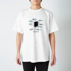 chicodeza by suzuriの鯖のサーバーシステム スタンダードTシャツ
