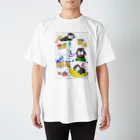 ぱくぱくショップのマリンでゴリ（水色） Regular Fit T-Shirt