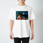 ののまるん屋（nonomaRun)のアメリカ文学まみれ Regular Fit T-Shirt