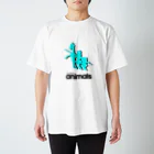 石山 陸 の3匹バレエシルエット (バレエアニマルズ) Regular Fit T-Shirt