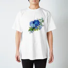 白蓮の青い花束 スタンダードTシャツ