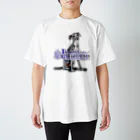 オリジナル工房プリントンのイタリアングレイハウンド 前面プリントTシャツ＜淡色＞ Regular Fit T-Shirt