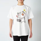 さややん。のお店のびっくりしたにゃんこ スタンダードTシャツ