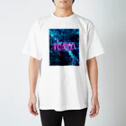 CapybaracoupleのSynthwave 東京夜景 スタンダードTシャツ