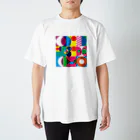 こだまの幾何学タイル Regular Fit T-Shirt