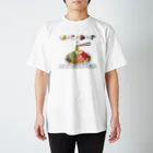 Rook'sVisionのたべものさんすう ひやしちゅうか Regular Fit T-Shirt