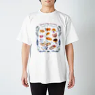 イラストレーター おおでゆかこのBrawn tabby cat's bakery Regular Fit T-Shirt