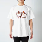 ハナドリカ SUZURI店のニワトリさんの仮装 Regular Fit T-Shirt