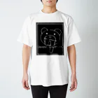 Hurryz HUNGRY BEARのHurryz HUNGRY BEAR線画 Regular Fit T-Shirt