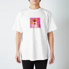 edamamedaisukiのドレスの猫 Regular Fit T-Shirt