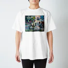 Galerie Marieのフラワーテイルtシャツ Regular Fit T-Shirt