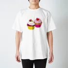 Draw freelyのカップケーキ スタンダードTシャツ