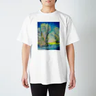 YOSHI-HEY ARTの雲と波 スタンダードTシャツ