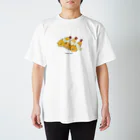 3to10 Online Store SUZURI店のエビねこフライズ Regular Fit T-Shirt