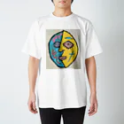 ▲i◎(aimal)のピカソマスクマン Regular Fit T-Shirt