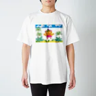 ジルトチッチのデザインボックスのクレコちゃんのピンクのビーチサンダル(^^)/" Regular Fit T-Shirt