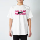 ジムニコのお店のLIFE IS AN ADVENTURE ジムニー スタンダードTシャツ