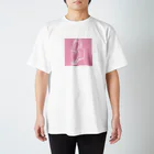 alligator frameのalligator frame (pink) スタンダードTシャツ