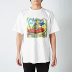 ~　羽 沙 妓 堂　~のAlice's adventures in Wonderland（Advice from a Caterpillar（Advice from a Caterpillar）/by animalinka Regular Fit T-Shirt