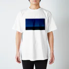 AIのセカイの夕ぐれの海-ワタシのケシキ- スタンダードTシャツ