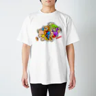 INASBY 髑髏毒郎の破って飛び出てボーボーボサボサ！ Regular Fit T-Shirt