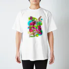 カズシフジイのKazushi collage スタンダードTシャツ