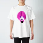 シロクマPRのPink-Chan スタンダードTシャツ