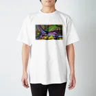 khdrawingの助手席からの景色 スタンダードTシャツ