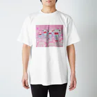 モニョチタポミチの未来人in原宿 Regular Fit T-Shirt