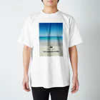 luvcat designの萩原悠ギター教室 ワンサマイメージ(SIDE-SKY) Regular Fit T-Shirt