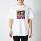 happyshop🍑🌸の可愛いピンク服 Regular Fit T-Shirt