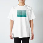 haluのseasidecommune ホワイト スタンダードTシャツ