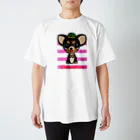 オリジナルデザインTシャツ　SMOKIN'のちんちんチワワ スタンダードTシャツ