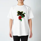 ZERRYの薔薇クロス Regular Fit T-Shirt