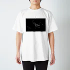 多摩美虫部2021年フリマのサカマキガイの足跡01 スタンダードTシャツ