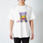 dragonpinkのどらごんにゃ&ぴーちゃん スタンダードTシャツ