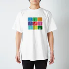 理系のらくがきの実験器具ぽっぷ スタンダードTシャツ