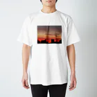 腹ぺこショップ🍖の素敵な夕日シャツ スタンダードTシャツ