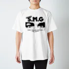 SAUNA JUNKIES | サウナジャンキーズのS.M.G/サウナ・水風呂・外気浴（黒プリント） Regular Fit T-Shirt