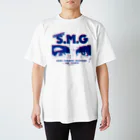 SAUNA JUNKIES | サウナジャンキーズのS.M.G/サウナ・水風呂・外気浴（トランスカラー/白） スタンダードTシャツ