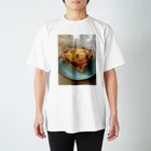 JUNK FOOD VENDORのベーコンエッグサンドイッチ（オープンフェイスver.） スタンダードTシャツ