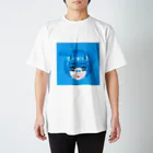 睡眠不足-suimindaiji-の青なうさぎ スタンダードTシャツ