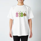 Candy Lifeのダンゴウオとお団子 Regular Fit T-Shirt