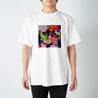 🐋最果てのおりん🥀🦭のvivid flower スタンダードTシャツ