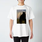 シッポ追いの猫写真店の虹の橋 Regular Fit T-Shirt