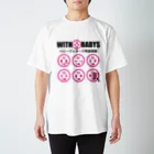 高田司のwithbabyst-shirt スタンダードTシャツ