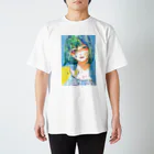 福井伸実の青と星の彼女 スタンダードTシャツ